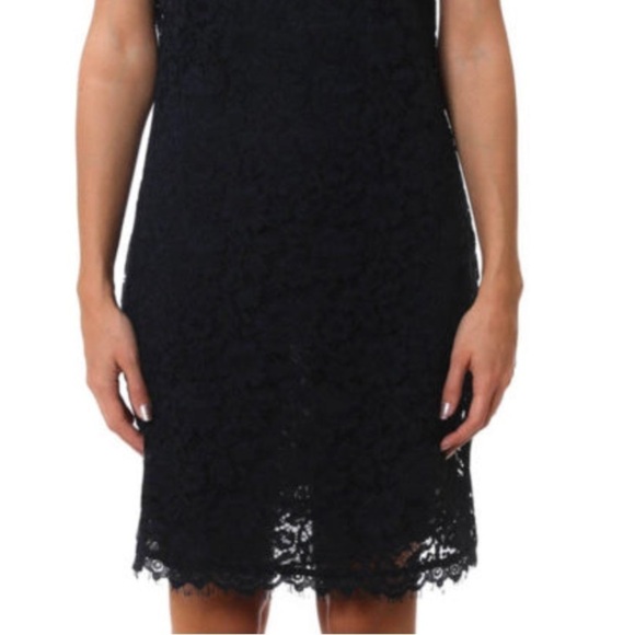 Lauren Ralph Lauren Black Lace Collared Dress - Picture 12 of 13